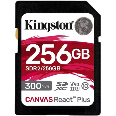 Карта пам'яті Kingston SD 256GB C10 UHS-II U3 R300/W260MB/s (SDR2/256GB)