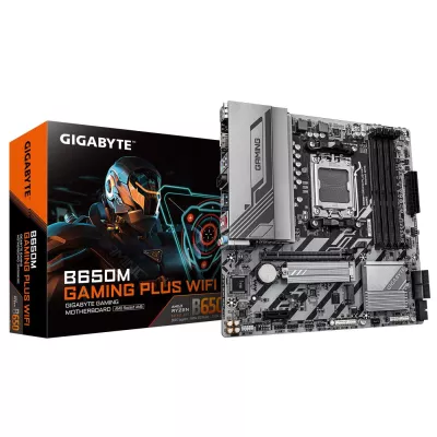 Материнська плата AMD B650 SAM5 MATX B650M GAMING PLUS WF GIGABYTE