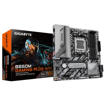 Материнська плата AMD B650 SAM5 MATX B650M GAMING PLUS WF GIGABYTE