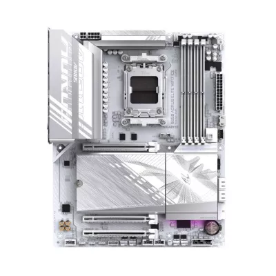 Материнська плата GIGABYTE B850 A ELITE WF7 ICE sAM5 B850 4xDDR5 M.2 Wi-Fi BT DP Type-C ATX (B850_A_ELITE_WF7_ICE)