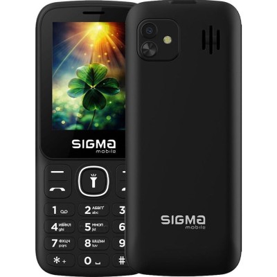 Мобільний телефон Sigma mobile X-style 242 LUCKY black