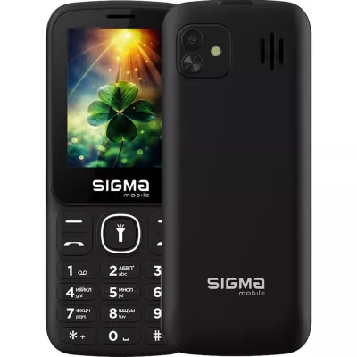 Мобільний телефон Sigma mobile X-style 242 LUCKY black