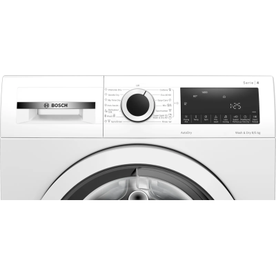 Прально-сушильна машина Bosch фронтальна, 8(5)кг, 1400, E, 59см, дисплей, білий (WNA13400BY)