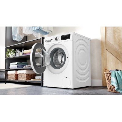 Прально-сушильна машина Bosch фронтальна, 8(5)кг, 1400, E, 59см, дисплей, білий (WNA13400BY)