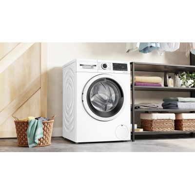 Прально-сушильна машина Bosch фронтальна, 8(5)кг, 1400, E, 59см, дисплей, білий (WNA13400BY)