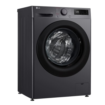 Прально-сушильна машина LG фронтальна, 9(5)кг, 1200, A, пара, 48см, дисплей, пара, інвертор, чорний (F2R5FG6J)