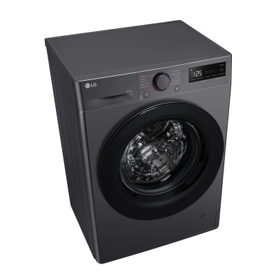 Прально-сушильна машина LG фронтальна, 9(5)кг, 1200, A, пара, 48см, дисплей, пара, інвертор, чорний (F2R5FG6J)