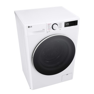 Прально-сушильна машина LG фронтальна, 9(5)кг, 1200, А, 48см, дисплей, пара, інвертор, білий (F2R5FG0W)