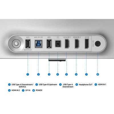Монітор Samsung 27" Odyssey G81SF HDMI, DP, USB, USB-C, MM, IPS, 3840x2160, 240Hz, 0,03ms (LS27FG812SIXUA)