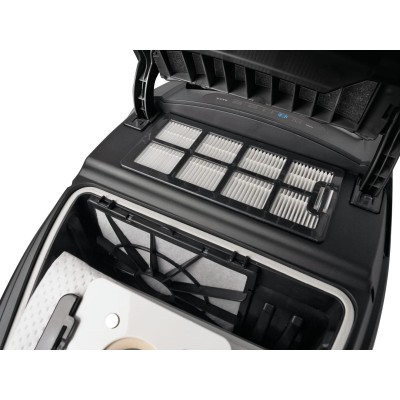 Пилосос Gorenje мішковий, 800Вт, конт пил -3л, HEPA, телескоп трубка, чорний (VCE21ECBK)