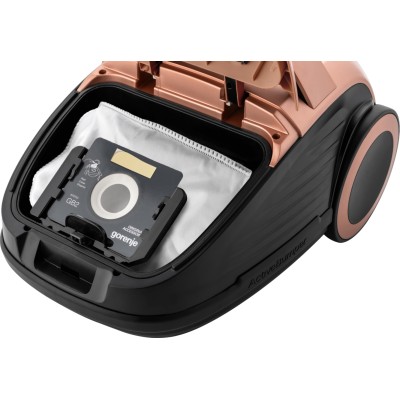 Пилосос Gorenje мішковий, 850Вт, конт пил -3л, HEPA, телескоп трубка, бронзовий (VCE22G6HCO)