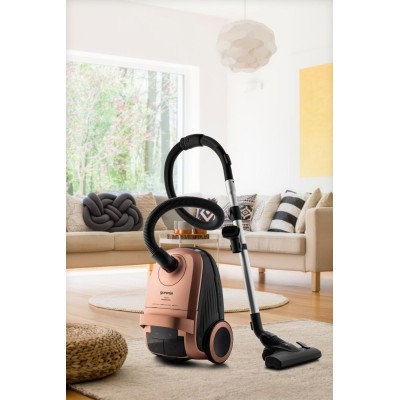 Пилосос Gorenje мішковий, 850Вт, конт пил -3л, HEPA, телескоп трубка, бронзовий (VCE22G6HCO)