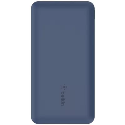 Акумулятор портативний літій-іонний Power Bank Belkin 10000мА·год, 15Вт, 2хUSB-A/USB-C, блакитний (BPB011BTBL)