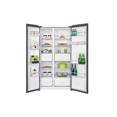 Холодильник TCL SBS, 177х92х63см, 2 дв., Х- 322л, М- 181л, A++, NF, диспенсер, нерж (RP503SXE1UA)