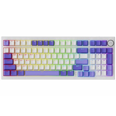 Бездротова клавіатура Proove Gaming Slicker Special Edition (Ukraine Layout) (WKSLSE022416) white/purple