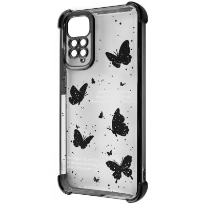 Чохол WAVE Winkie Xiaomi Redmi Note 11 Pro/Redmi Note 12 Pro 4G black/butterfly