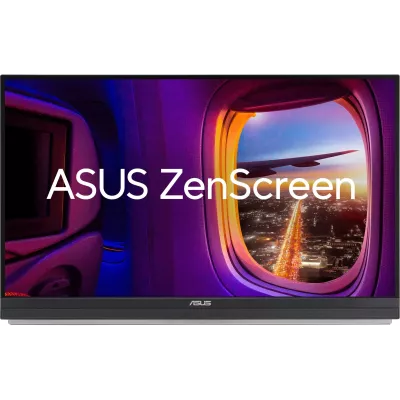 Монітор портативний Asus 27" ZenScreen MB27ACF HDMI, USB-C, MM, IPS, 2560x1440, 100Hz, sRGB 99%, AdaptiveSync, Pivot, C-Clamp Ar