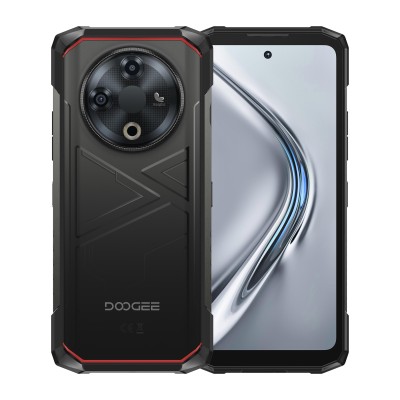 Смартфон Doogee Fire 6 6.56" 6/256ГБ, 2SIM, 10400мА•год, чорний (з тепловізором)