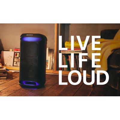 Акустична система Sony SRS-XV500B 2.0, BT 5.2, IPX4, LED, Party Connect, SBC, AAC, LDAC (SRSXV500B.AF1)