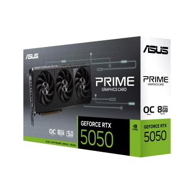 Відеокарта ASUS GeForce RTX 5050 8GB GDDR6 OC PRIME-RTX5050-O8G (90YV0N70-M0NA00)