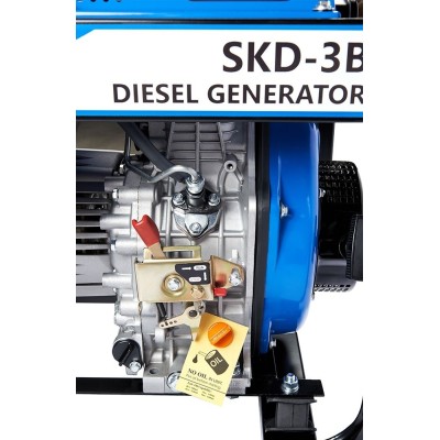 Генератор дизельний EnerSol SKD-3B, 230В, 2.8/3кВт, ручний стартер, 85кг