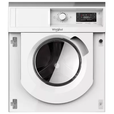 Прально-сушильна машина Whirlpool вбудована фронтальна, 7(5)кг, 1400, A+++, 60см, дисплей, пара, інвертор, білий (BIWDWG75148UA)