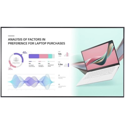 Дисплей 86" LG 86UH5J UHD 500nit 24/7 webOS WiFi IP5x