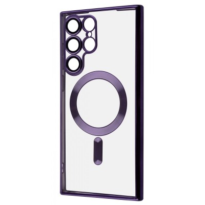 Чохол WAVE Metal Color Case with Magnetic Ring Samsung Galaxy S22 Ultra deep purple
