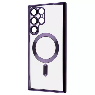 Чохол WAVE Metal Color Case with Magnetic Ring Samsung Galaxy S22 Ultra deep purple