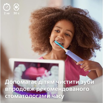 Зубна електрощітка PHILIPS Дитяча електрична зубна щітка Sonicare HX6322/12