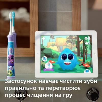 Зубна електрощітка PHILIPS Дитяча електрична зубна щітка Sonicare HX6322/12