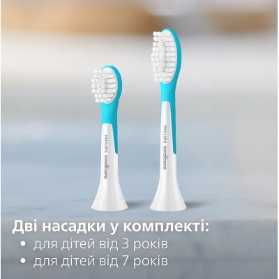 Зубна електрощітка PHILIPS Дитяча електрична зубна щітка Sonicare HX6352/11