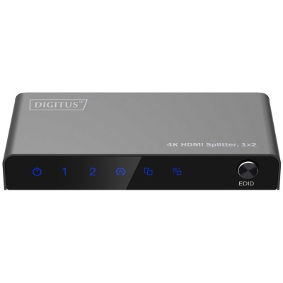 Відеосплітер DIGITUS HDMI (INx1 - OUTx2), 4K (DS-55336)
