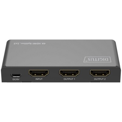Відеосплітер DIGITUS HDMI (INx1 - OUTx2), 4K (DS-55336)
