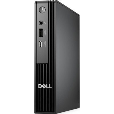 Комп'ютер персональний неттоп Dell Pro Micro, Intel i3-14100T, 16GB, F512GB, UMA, WiFi, кл+м, Win11P (BTO003_QCM1250)