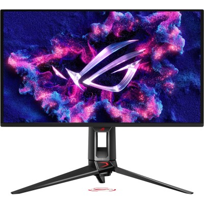 Монітор Asus 26.5" ROG Swift PG27UCDM 2xHDMI, DP, USB-C, 3xUSB, QD-OLED, 3840x2160, 240Hz, 0.03ms, DCI-P3 99%, FreeSync, Pivot, 