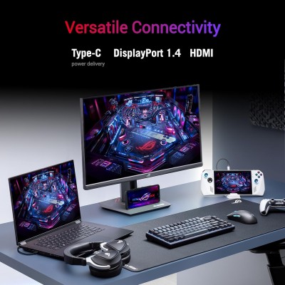 Монітор Asus 27" ROG Strix XG279CNS HDMI, DP, USB-C, IPS, 380Hz, 0.3ms, sRGB 110%, AdaptiveSync, Pivot, HDR400 (90LM0AW0-B01371)