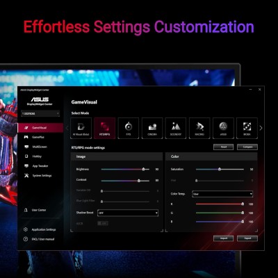 Монітор Asus 27" ROG Strix XG279CNS HDMI, DP, USB-C, IPS, 380Hz, 0.3ms, sRGB 110%, AdaptiveSync, Pivot, HDR400 (90LM0AW0-B01371)