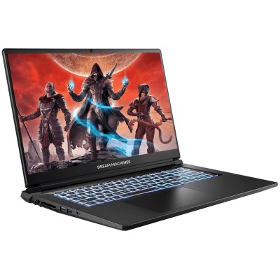 Ноутбук Dream Machines RT5060-17 17.3FHD IPS, AMD AI 7 350, 32GB, F2TB, NVD5060-8, DOS, чорний (RT5060-17UA25)