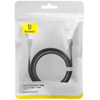Кабель Baseus Type-C/Type-C 100W 2m (P10355702111-01) чорний