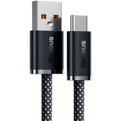 Кабель Baseus USB to Type-C 100W 6A 2m (CALD000716) сірий