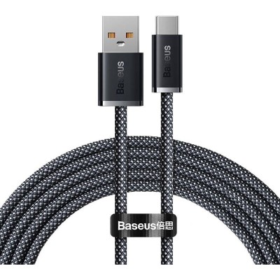 Кабель Baseus USB to Type-C 100W 6A 2m (CALD000716) сірий