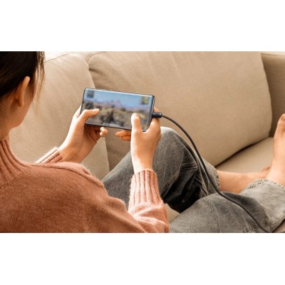 Кабель Baseus USB to Type-C 100W 6A 2m (CALD000716) сірий