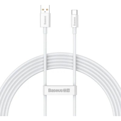 Кабель Baseus USB-Type-C 100W 2m (P10320102214-03) білий