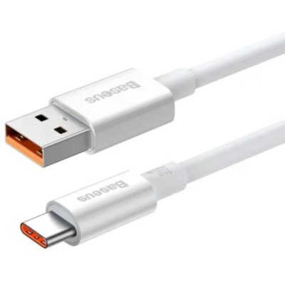 Кабель Baseus USB-Type-C 100W 2m (P10320102214-03) білий