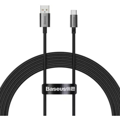 Кабель Baseus USB-Type-C100W 2m (P10320102114-02) чорний