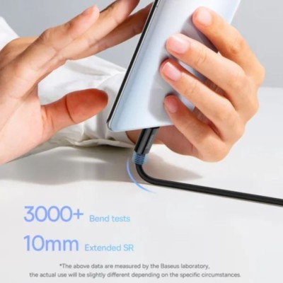 Кабель Baseus USB-Type-C100W 2m (P10320102114-02) чорний