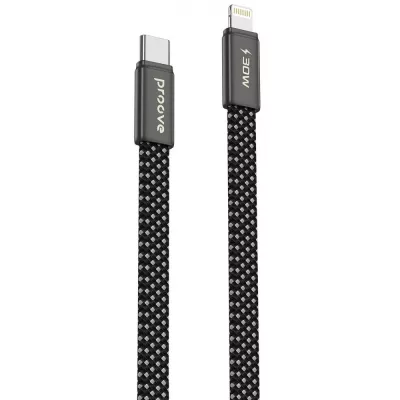 Кабель Proove AirLine Type-C to Lightning 30W (1m) black