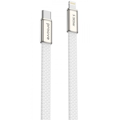 Кабель Proove AirLine Type-C to Lightning 30W (1m) white