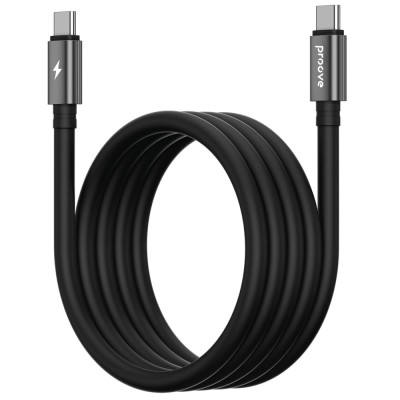 Кабель Proove Magneto Type-C to Type-C 60W (1m) black